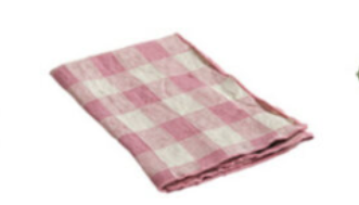Maison de Vacances Tablecloth Maison de Vacances Bourdon Vintage Vichy Linen Tablecloths, view 12