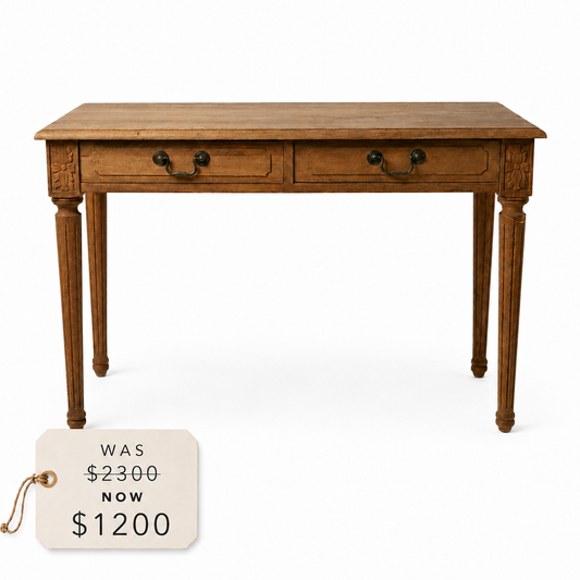 Vintage Two Drawer Hall Table
