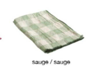 Maison de Vacances Bourdon Vintage Vichy Linen Tablecloths
