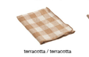 Maison de Vacances Bourdon Vintage Vichy Linen Tablecloths