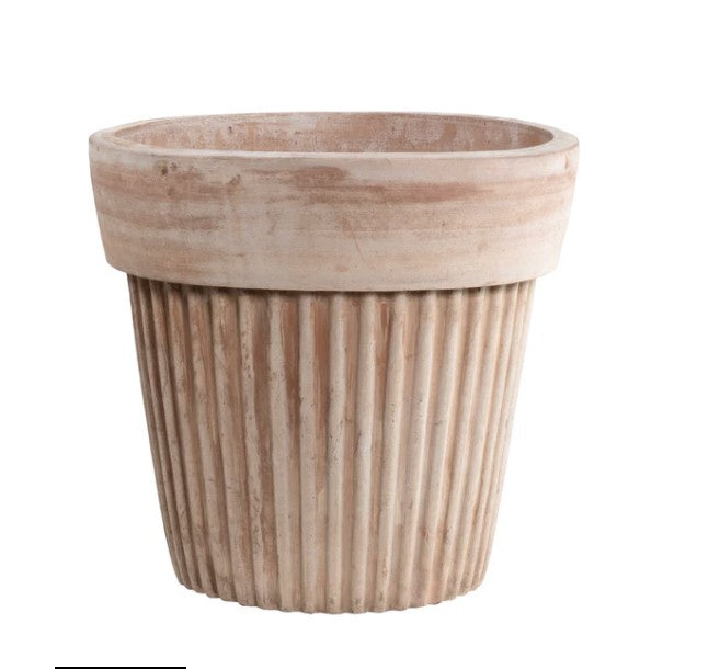 Tall Plisee Planter Collection