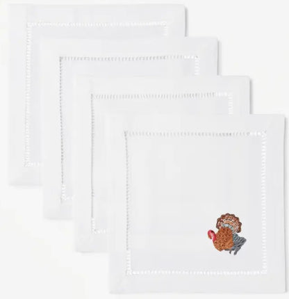 Embroidered Cocktail Napkins
