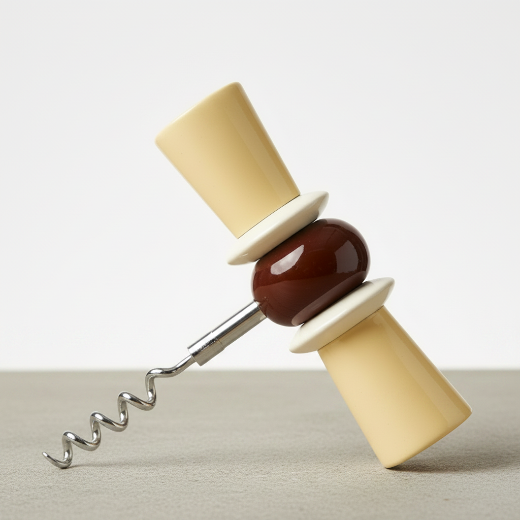Enamel Bowtie Corkscrew