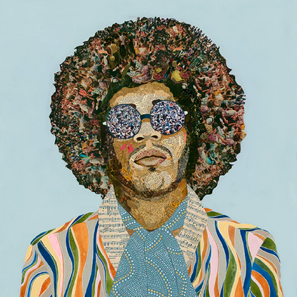 Jimi Hendrix, Blue, Archival Print – Elizabeth Stuart Jimi Hendrix, Blue, Archival Print – Elizabeth Stuart